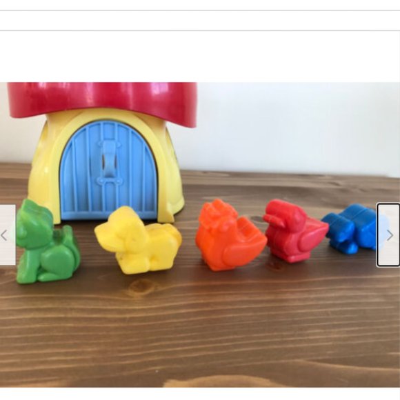 Vtg Lesney Matchbox Shape Sorter Mushroom Toadstool Toy House 1981 LL-4200 - Picture 7 of 8